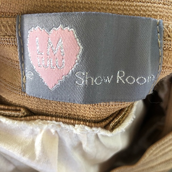 Pleated gold skirt - Picture 4 of 4